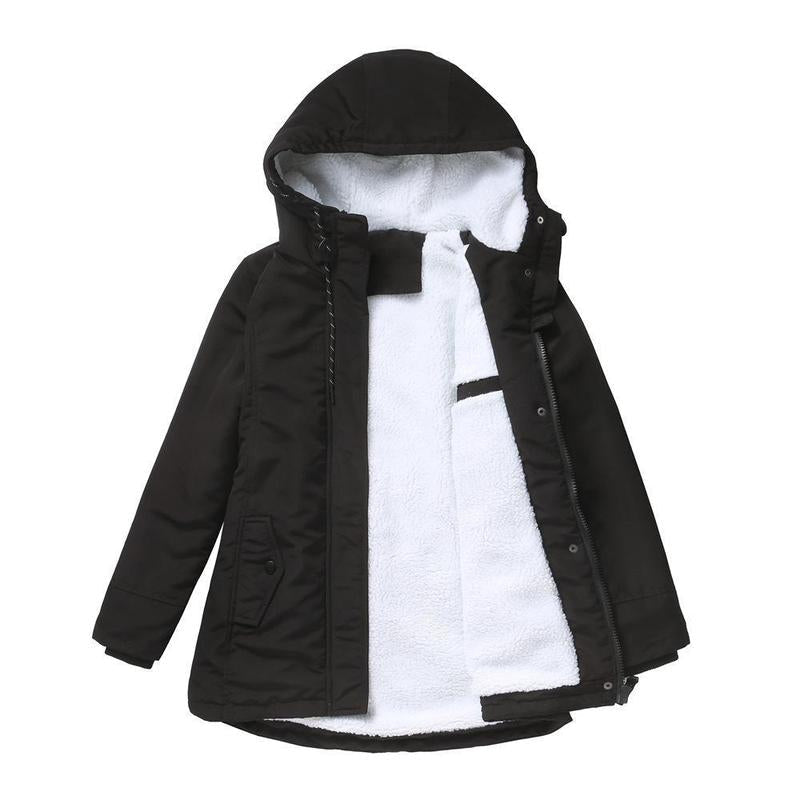 Rosalie – Gewatteerde winterjas met capuchon