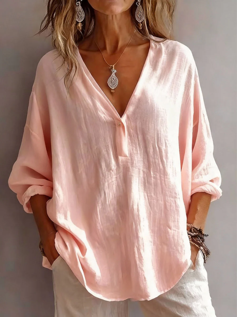 Elina – Blouse met V-hals