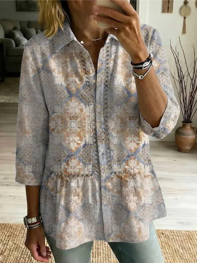 Fleur – Blouse met print
