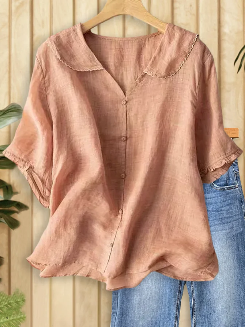 Eva – Blouse met knoopsluiting