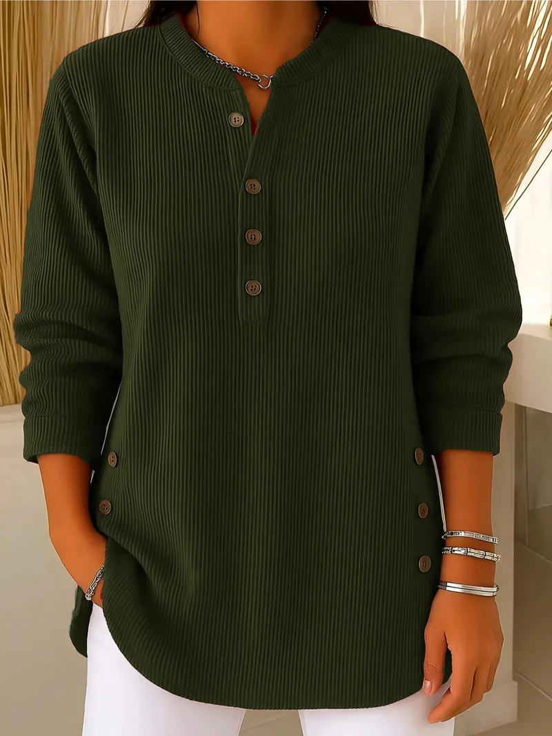 Alva – Top met knoopsluiting