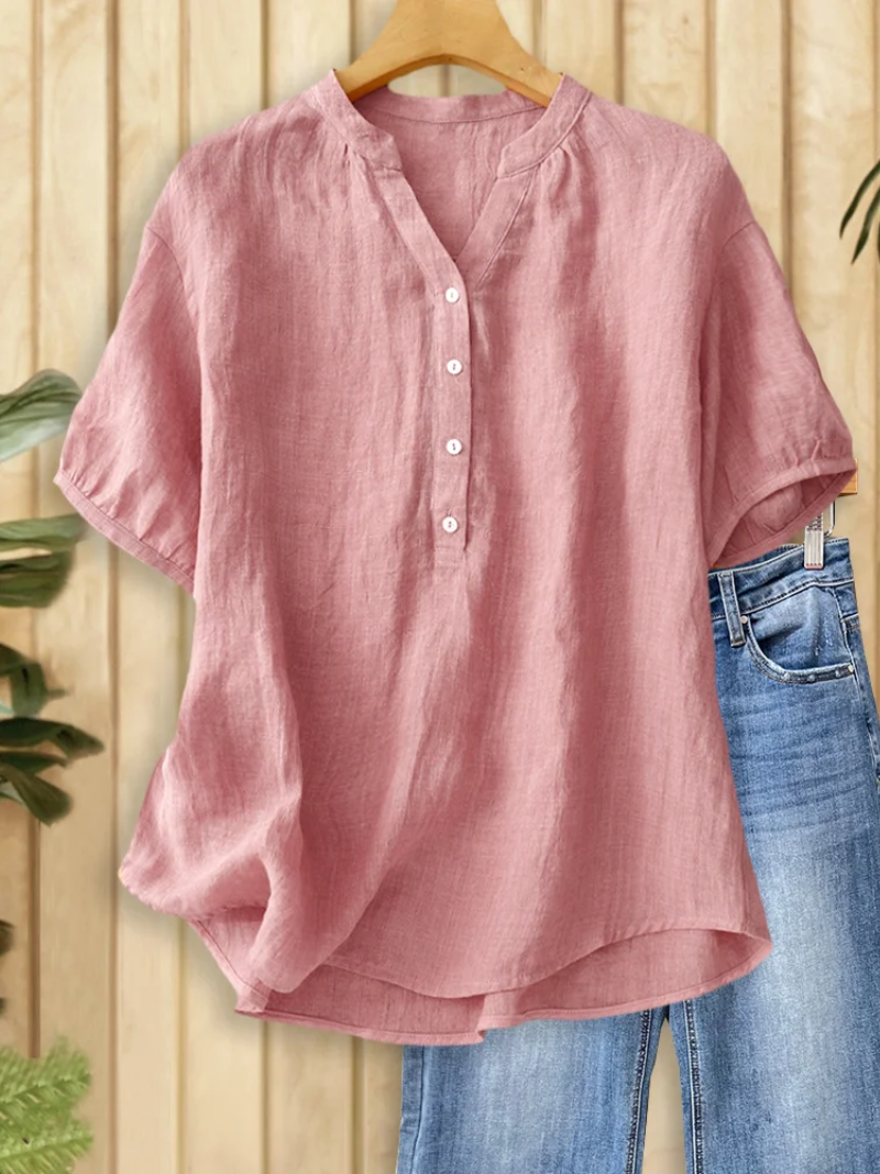 Nora – Blouse met V-hals