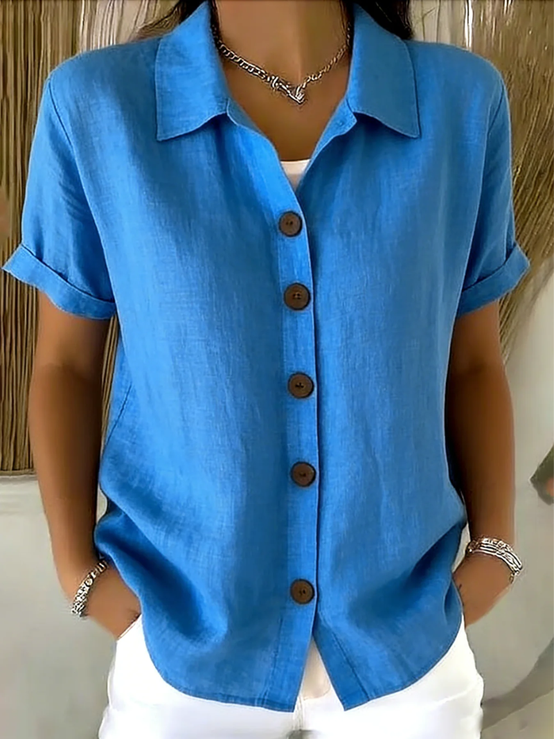 Mila – Blouse met knoopsluiting