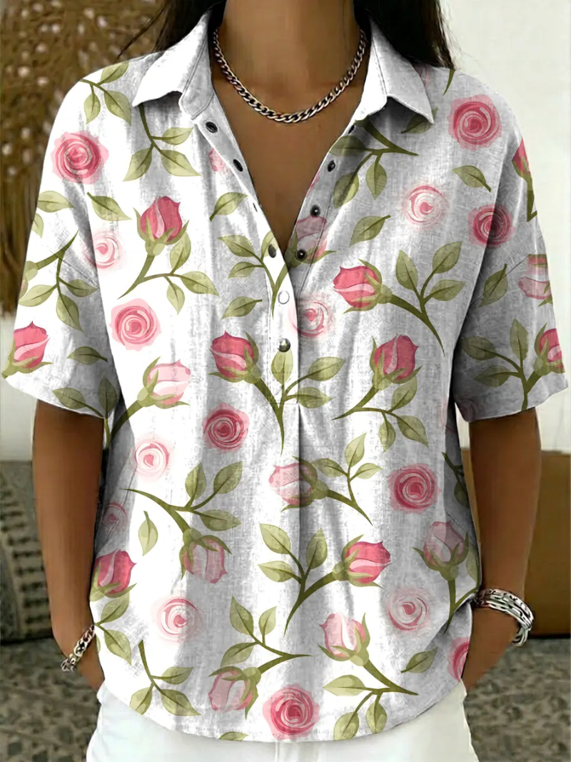 Sanne – Blouse met bloemenprint