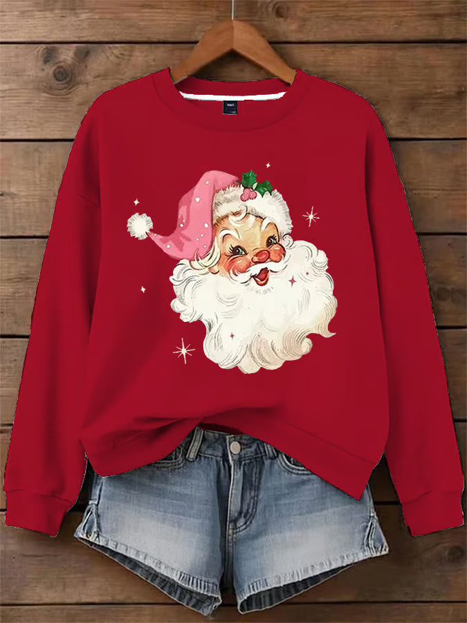 Vera – Trui met vintage kerstprint