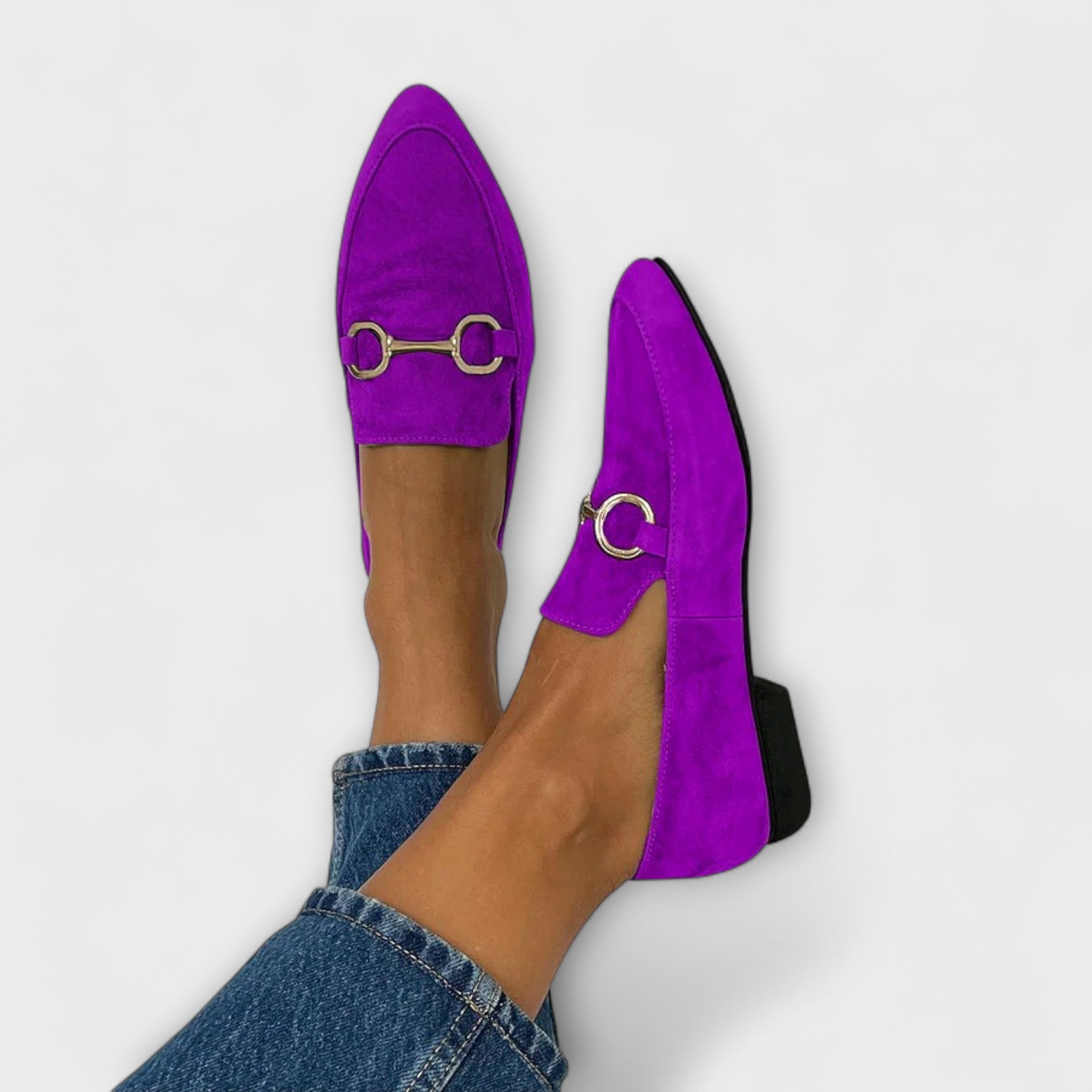 Kaia – Puntige instap ballerina's