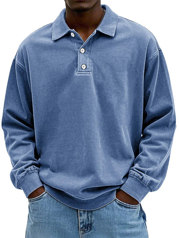 Matteo™ Herenpolo met lange mouwen