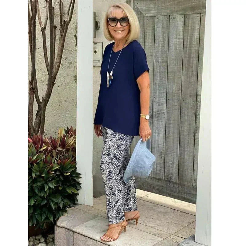 Maria – Tweedelige set met print