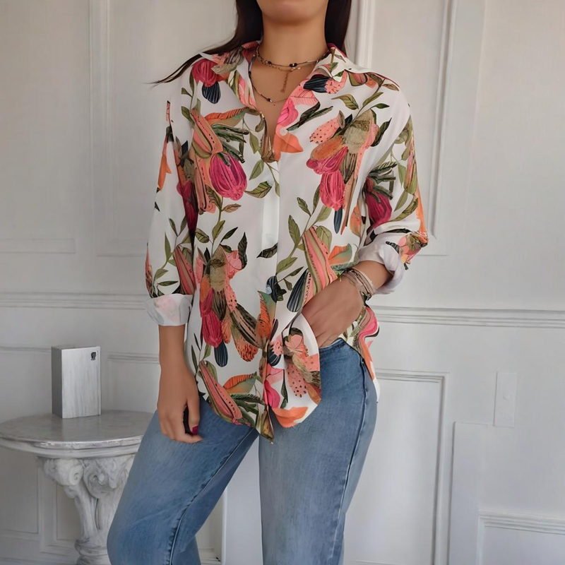 Anna – Blouse met bloemprint