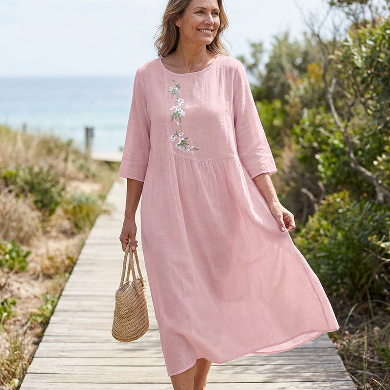 Mila – Jurk met ronde hals