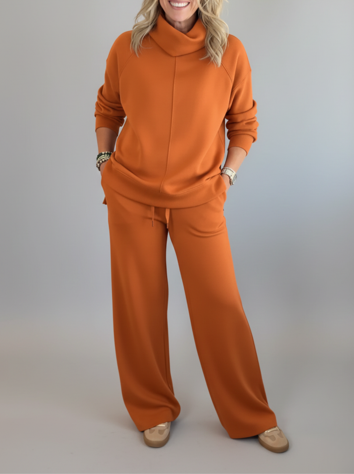 Lotte – Comfortabele set met wijde broek