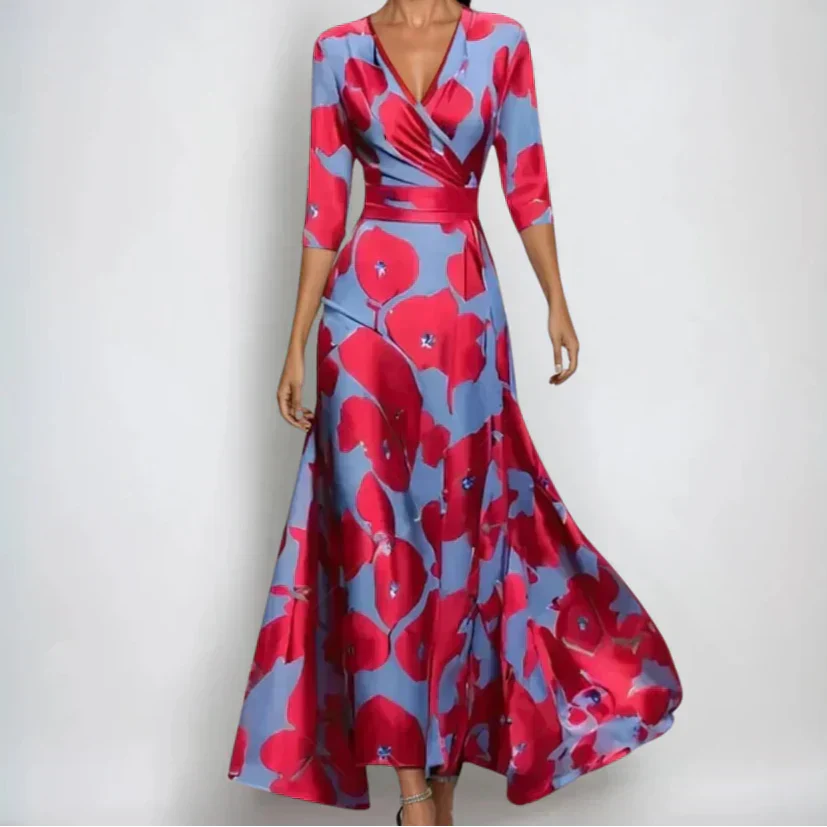 Livia – Elegante bloemenjurk