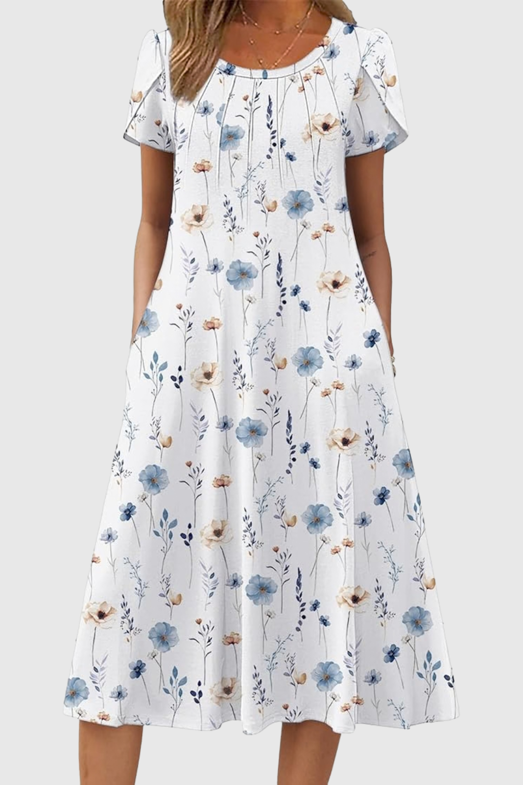 Lotte – Jurk met ronde hals