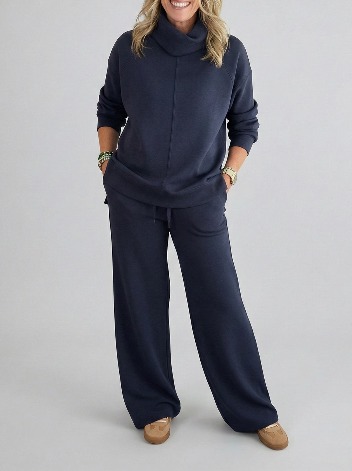 Lotte – Comfortabele set met wijde broek