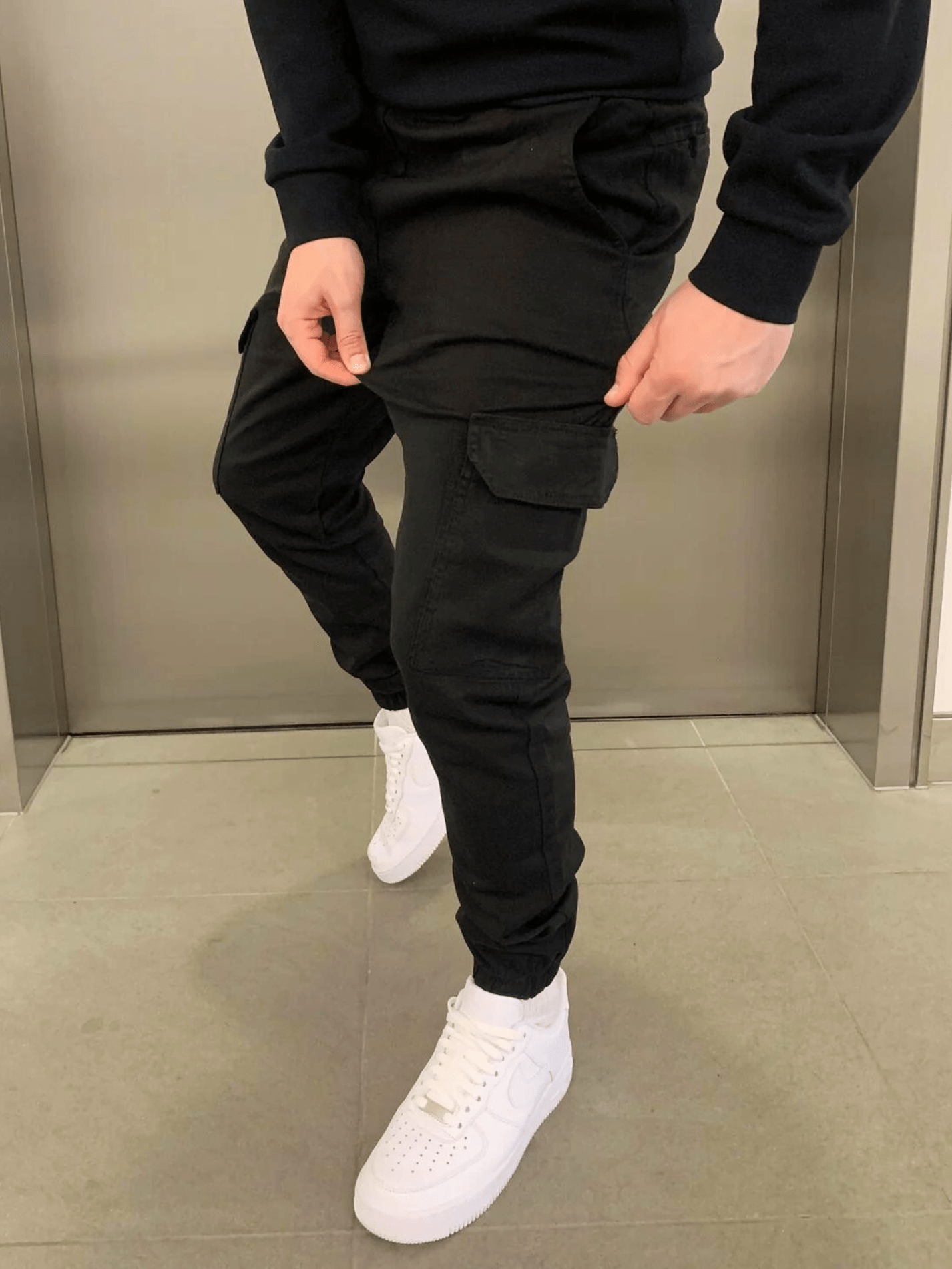 Laurent™ Stijlvolle en praktische cargo jogger