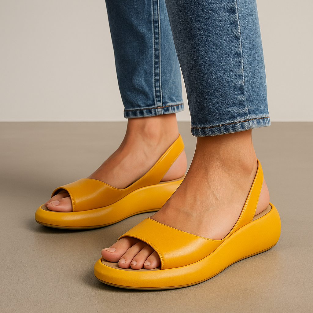Elise – Open sandaal met stevige zool