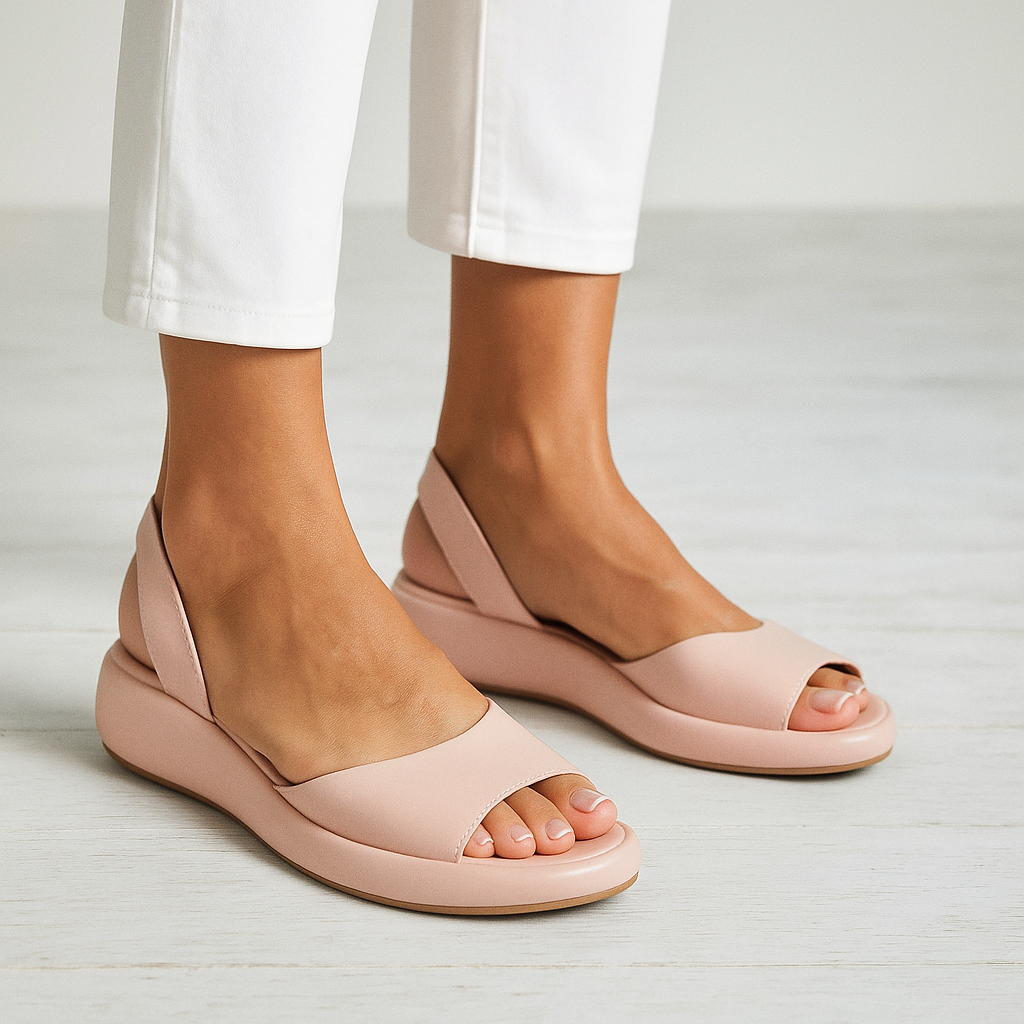 Elise – Open sandaal met stevige zool