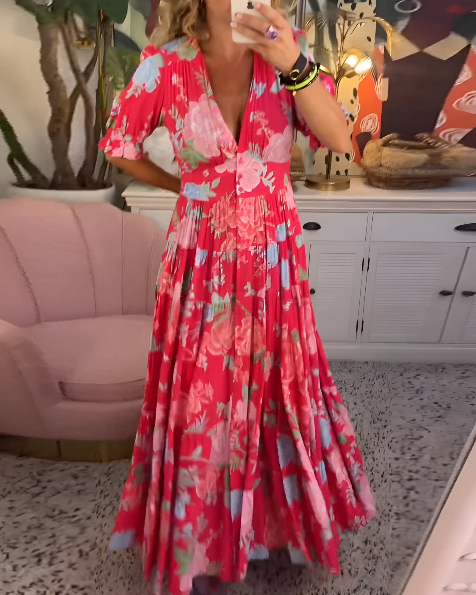 Lina – Jurk met bloemen