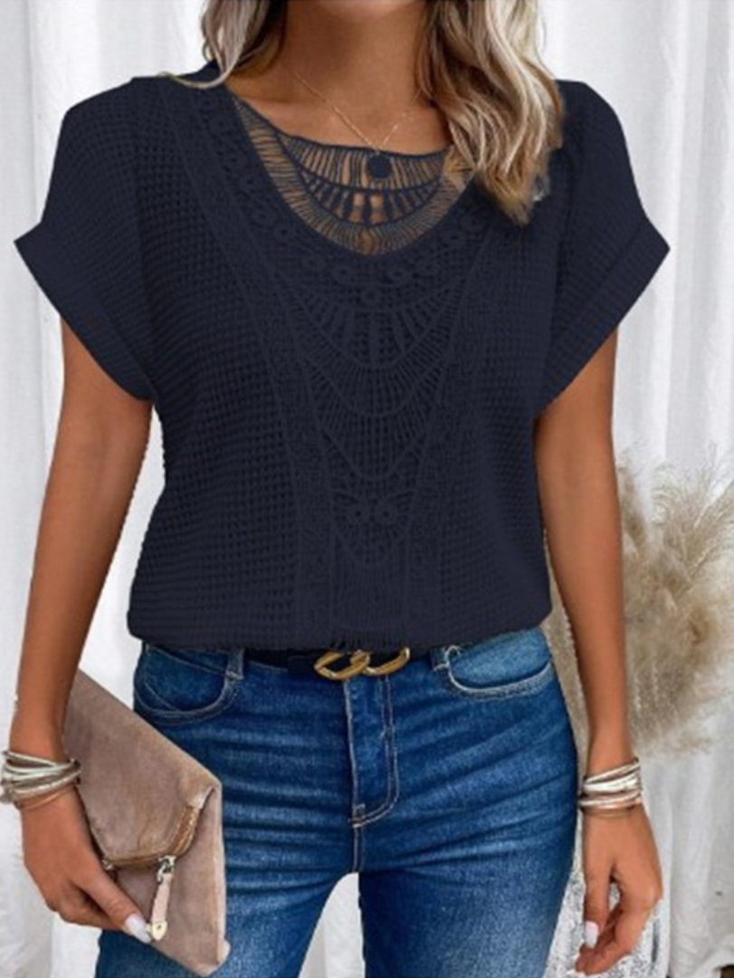 Rianne – Top met ronde hals