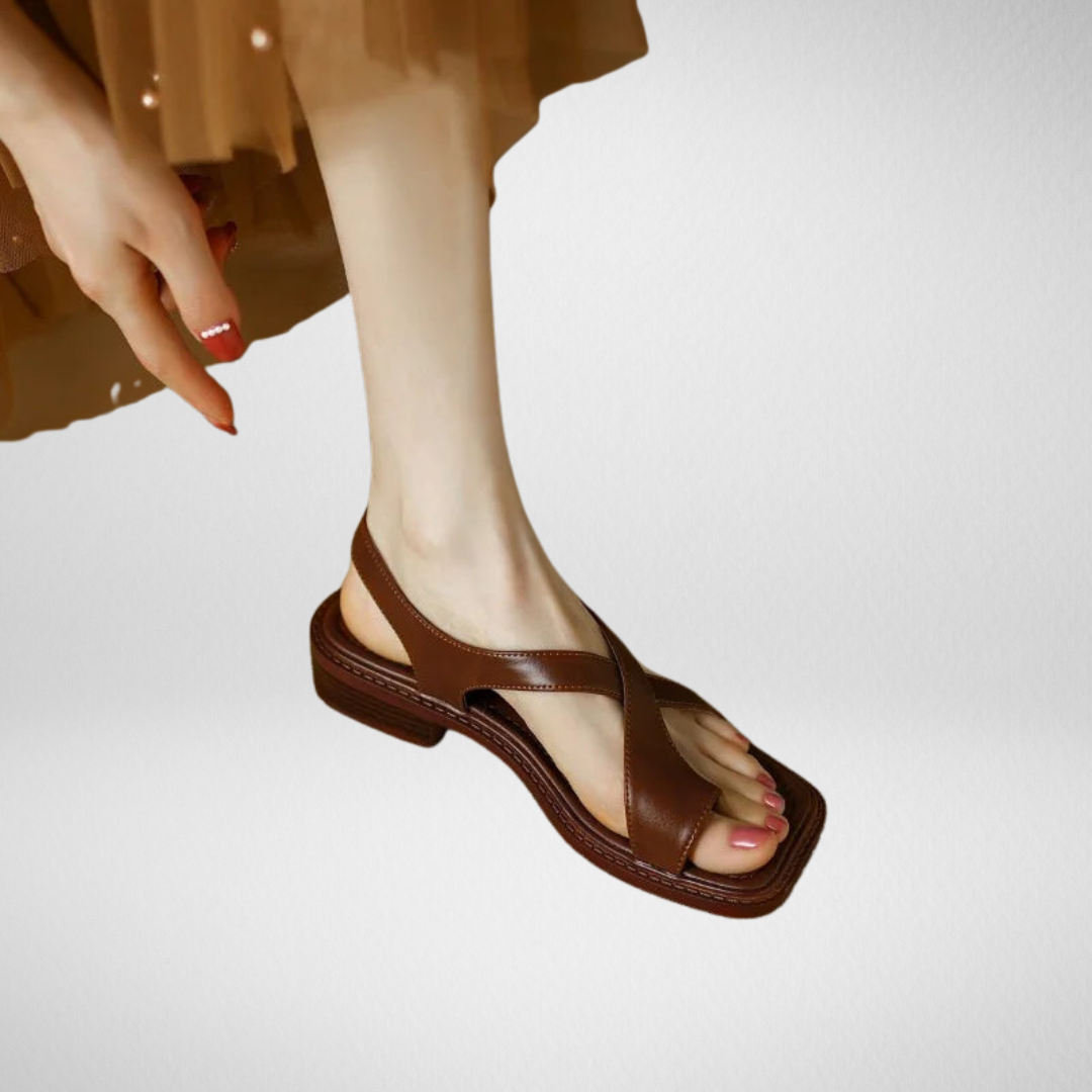 Vianne - Lederen Sandalen