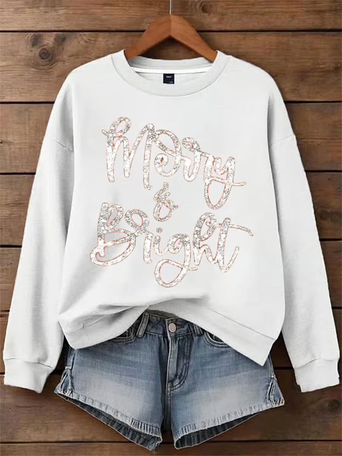 Ruby – Trui met sprankelende print