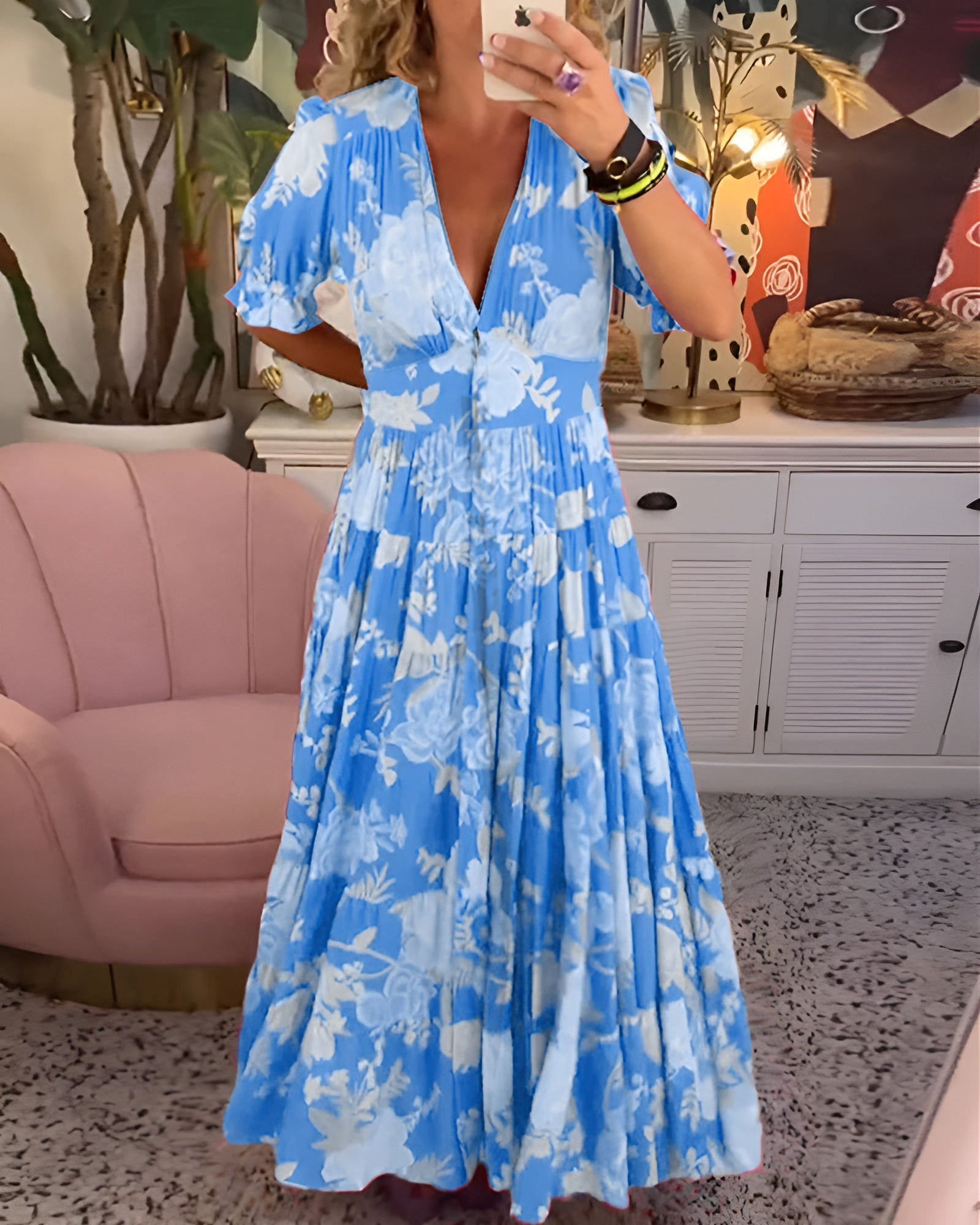 Lina – Jurk met bloemen