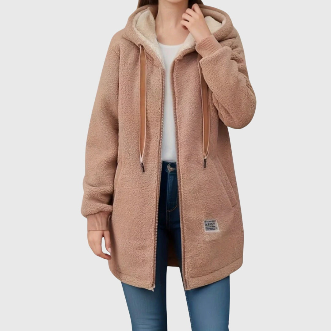 Aurelia – Comfortabele jas met capuchon