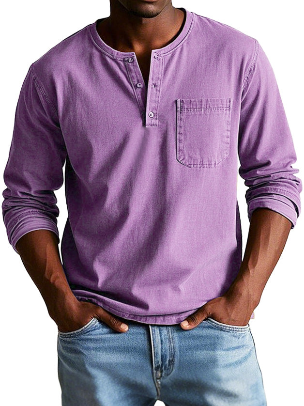 Thomas™ Vintage Shirt Met Lange Mouw
