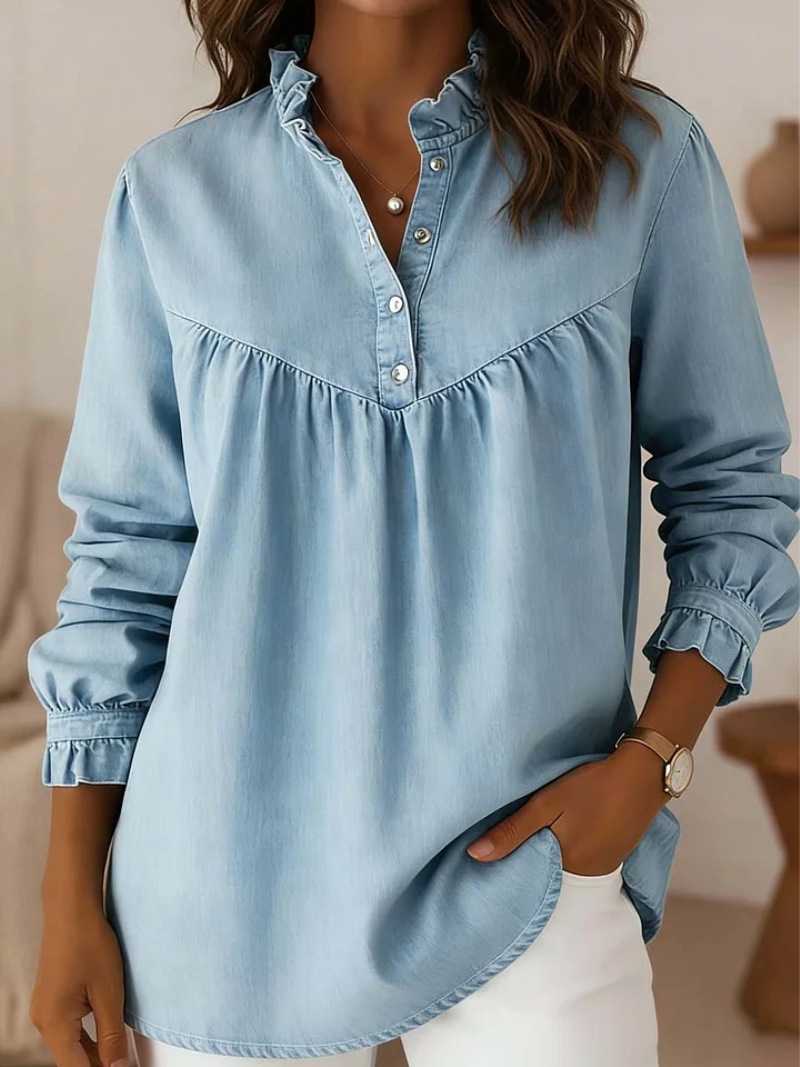 Evi – Blouse met knopen
