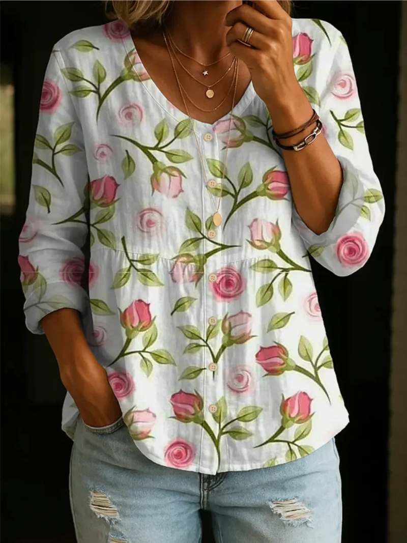 Lotte – Blouse met bloemenprint
