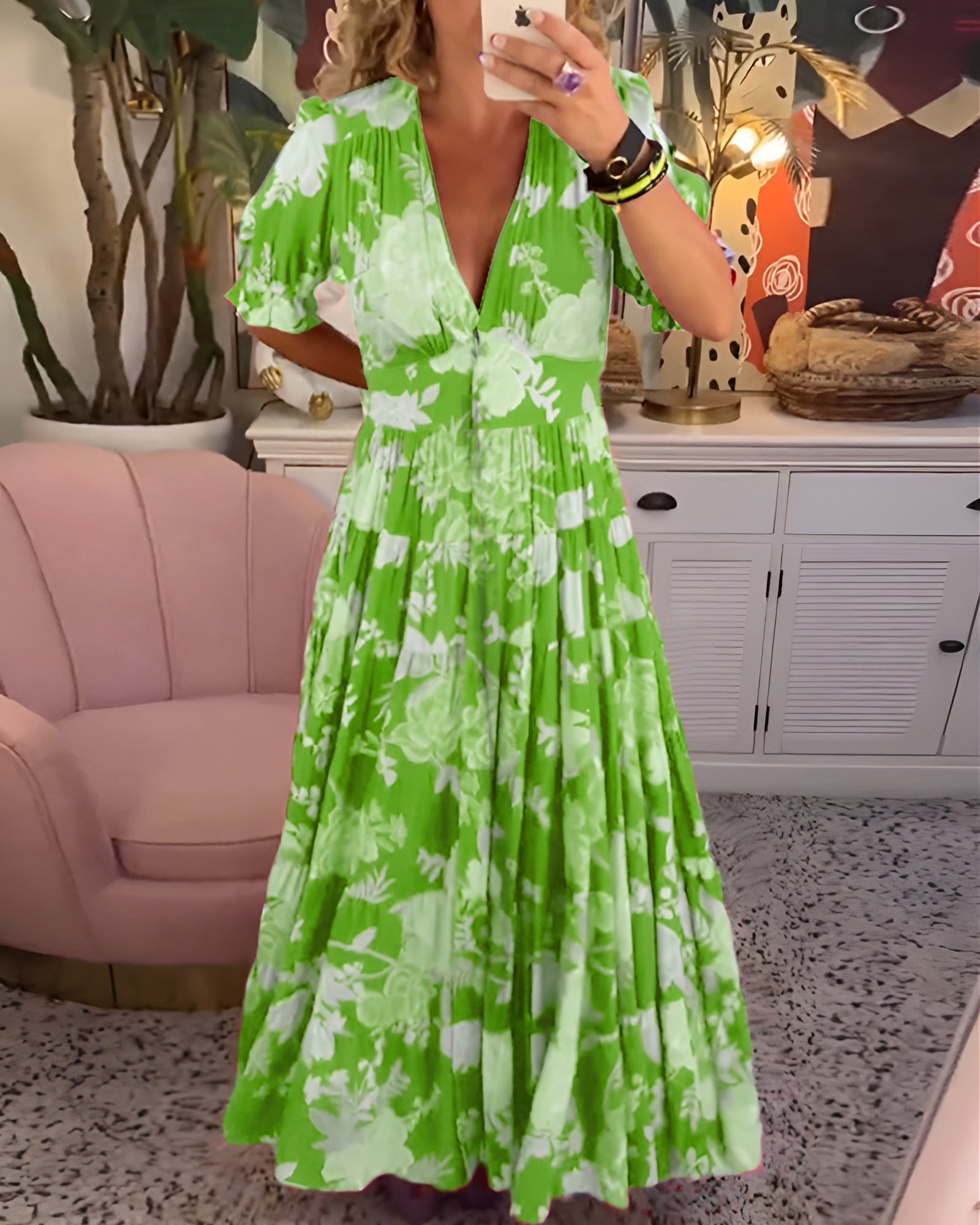 Lina – Jurk met bloemen