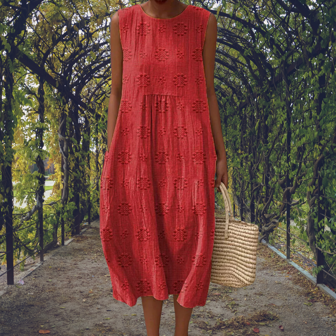Mila – Mouwloze jurk