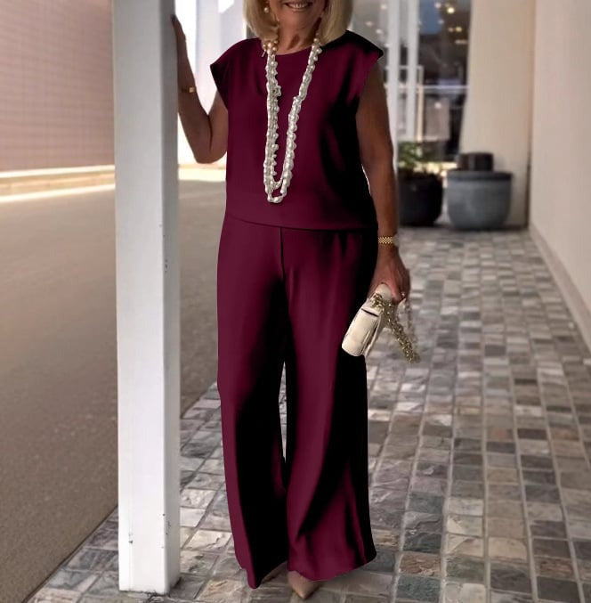 Karin – Set met mouwloze top en broek