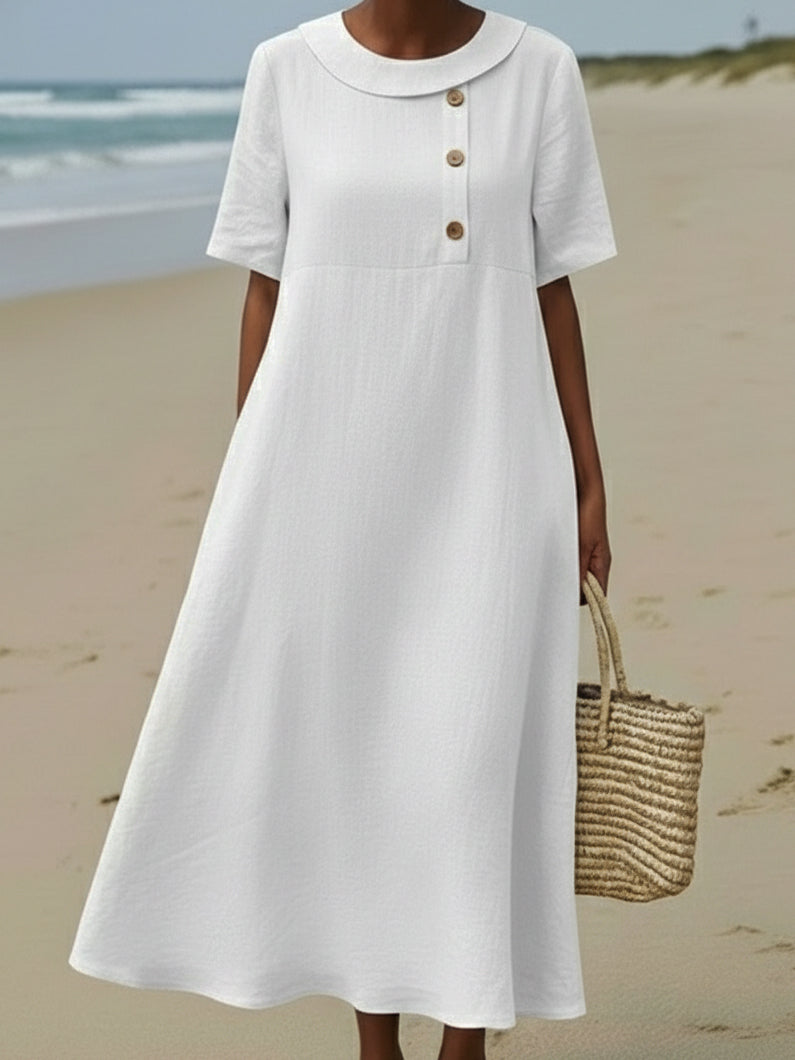 Lena – Jurk met knoopdetails