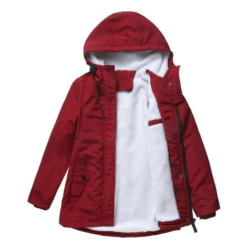 Rosalie – Gewatteerde winterjas met capuchon