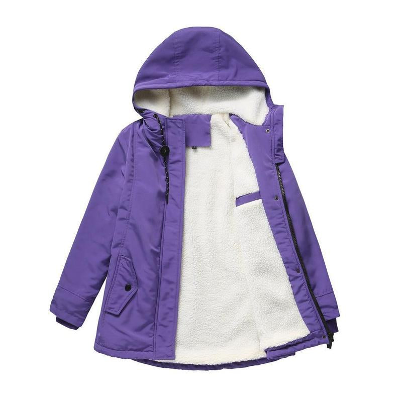 Rosalie – Gewatteerde winterjas met capuchon