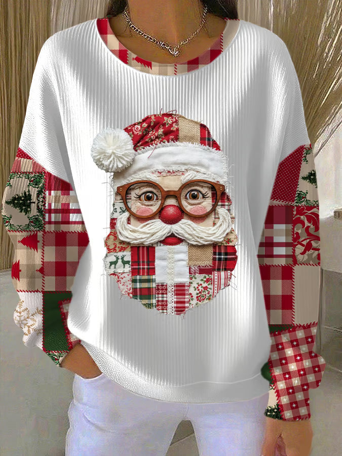 Lotte - Kersttrui met kerstmanmotief