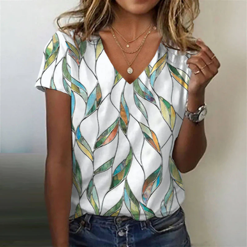 Laura – Shirt met V-hals