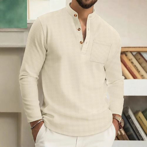 Lucas – Polo met knoopsluiting