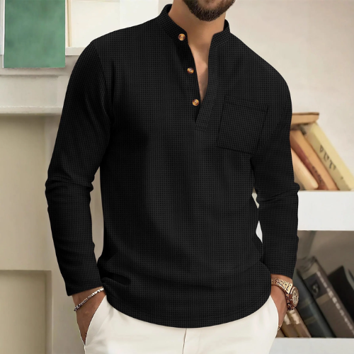 Lucas – Polo met knoopsluiting