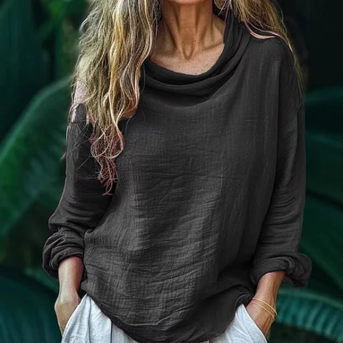 Lina – Blouse met hals