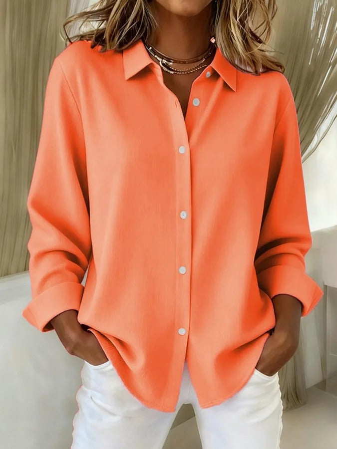 Lina – Elegante blouse met knoopsluiting
