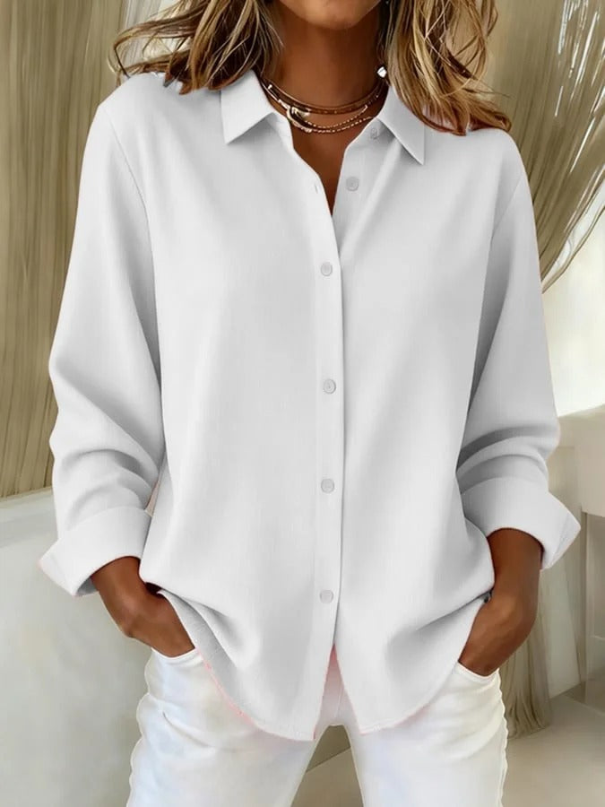 Lina – Elegante blouse met knoopsluiting