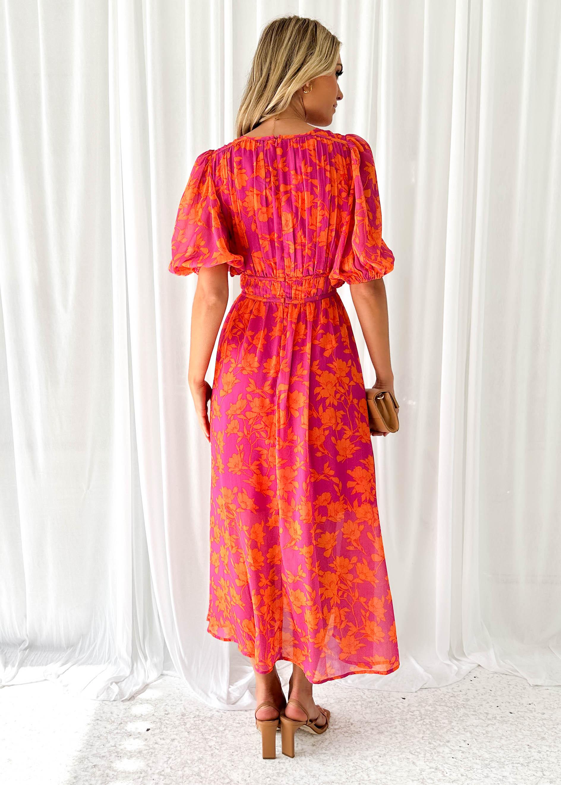 Luna™ - Modern Flora Midi-jurk