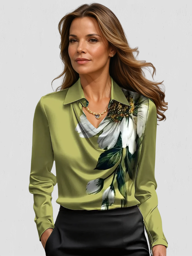 Livia – Satijnen Blouse