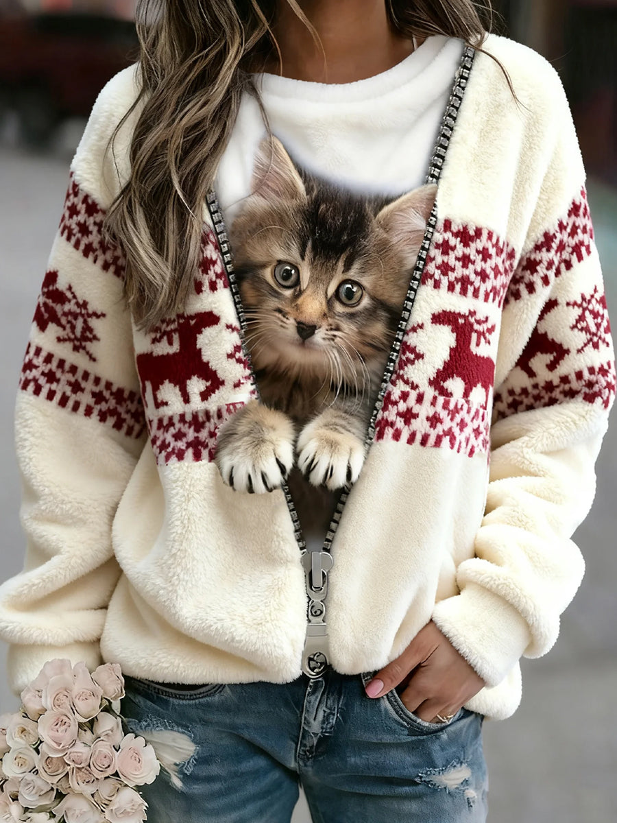 Flora - Sweatshirt Casual Kunst