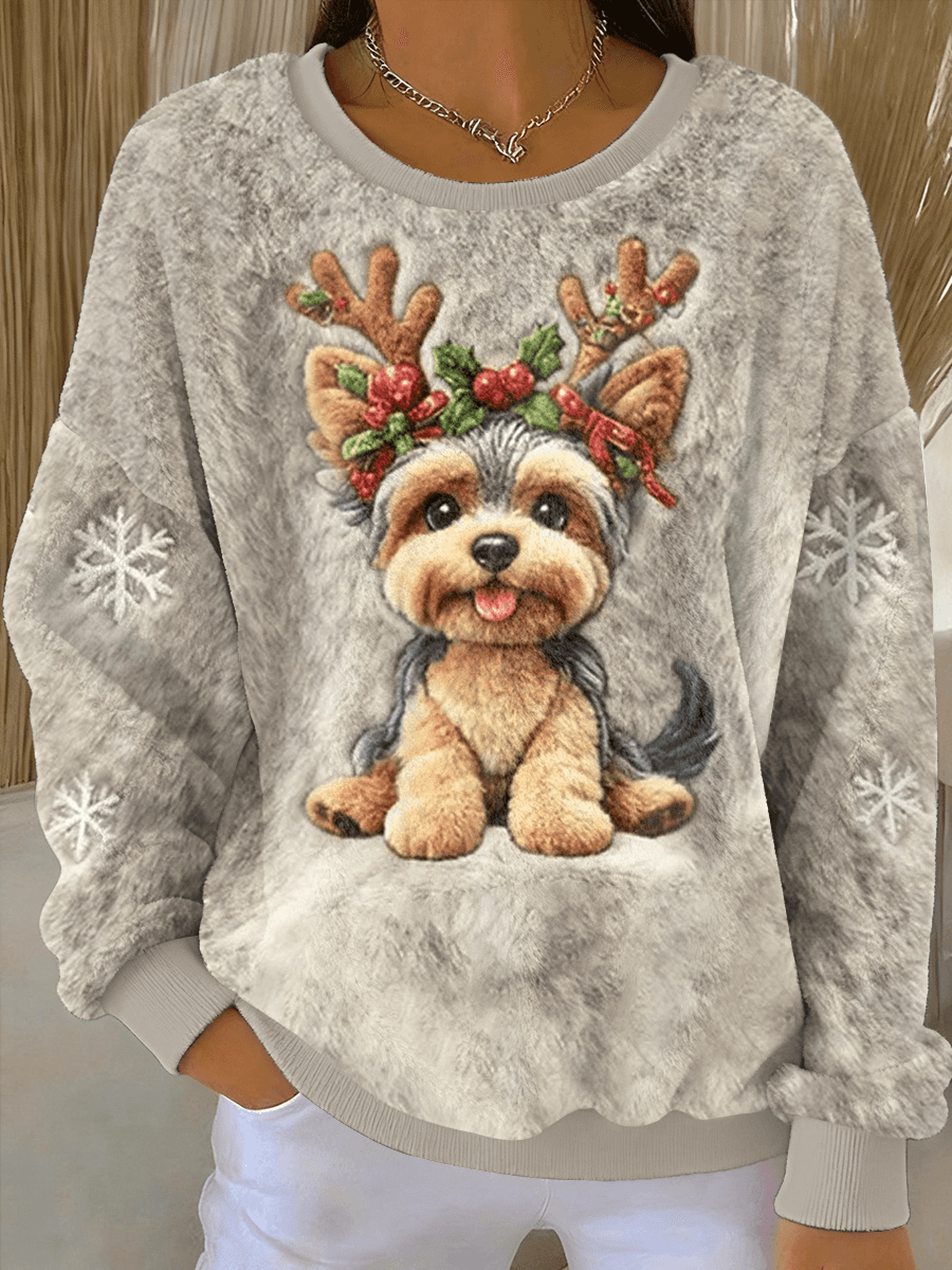 Mira – Kersttrui met feestelijke details
