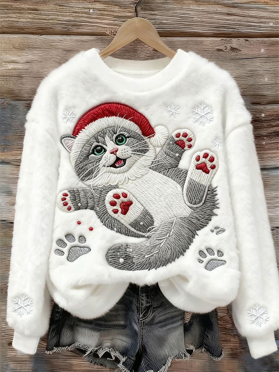 Flanel - Casual Kerst Sweatshirt