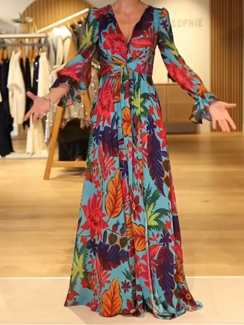 Mira – Elegante jurk met V-hals