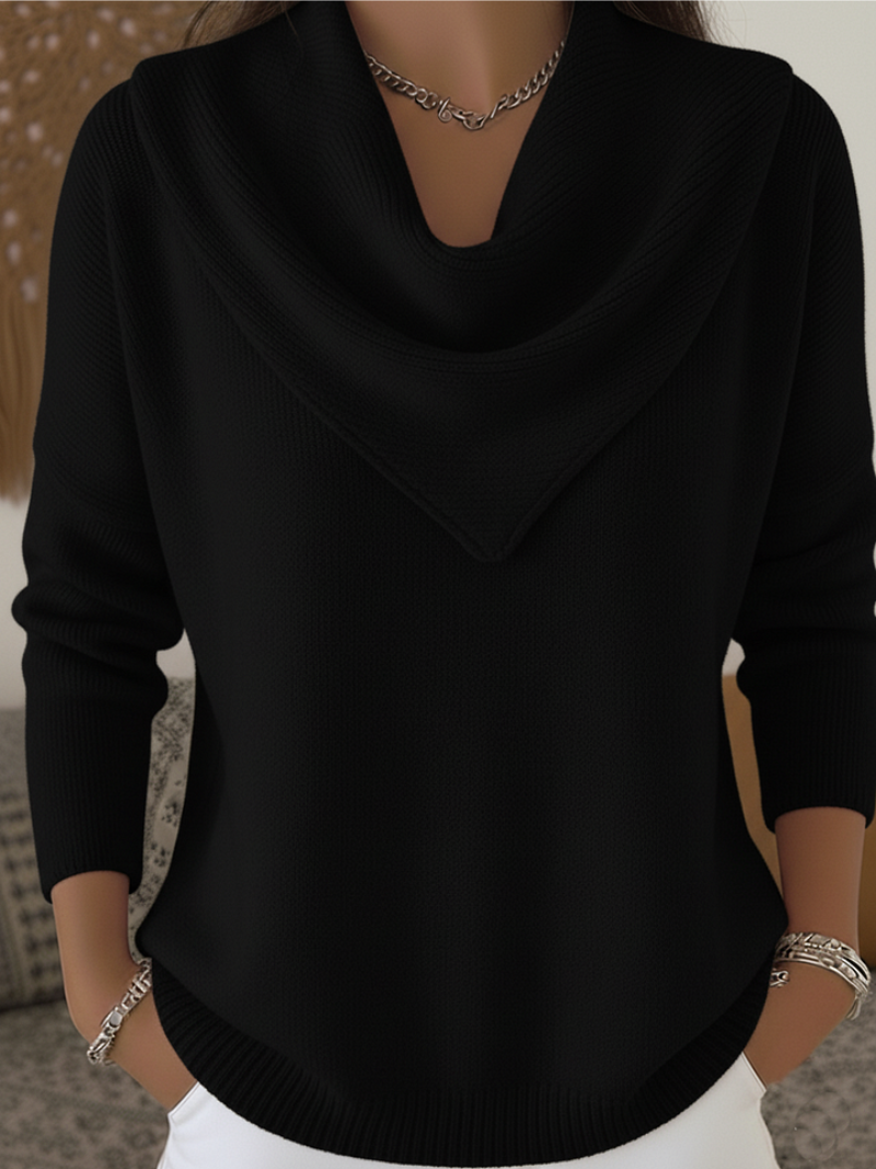 Nora – Trui met watervalhals